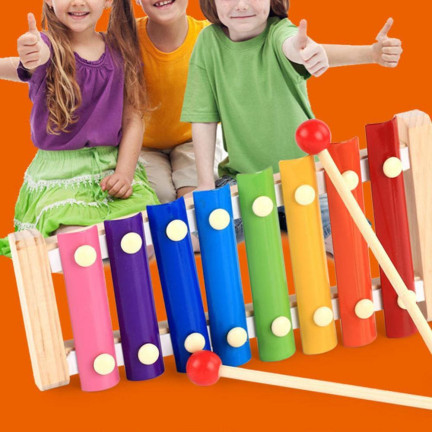 TG50019 Bunte Holz-Xylophone für Kinder – Lernspielzeug