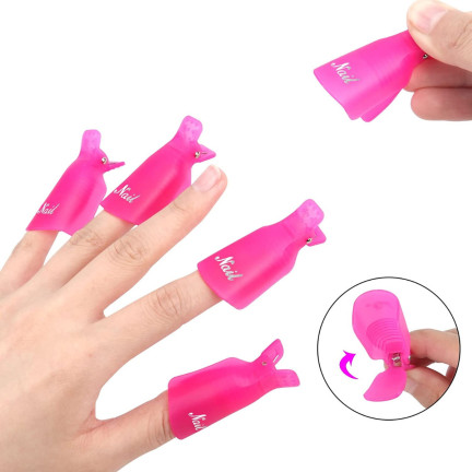NN75 Acrylgel HYBRID REMOVAL CLIPS 10 Stück