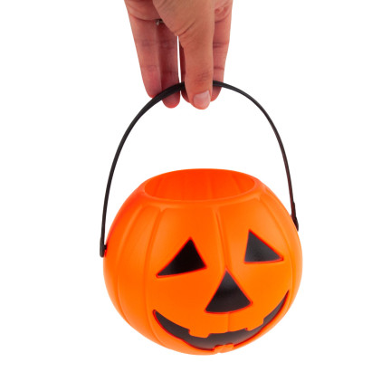 HL33 EIMER KÜRBIS SÜSSIGKEITEN BEHÄLTER GROSS HALLOWEEN SÜSSIGKEITEN