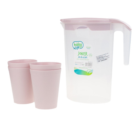 HOB061115 KRUG MIT 4 TASSEN 1,75L