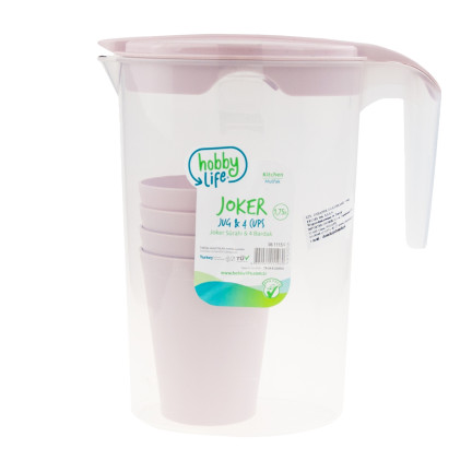 HOB061115 KRUG MIT 4 TASSEN 1,75L