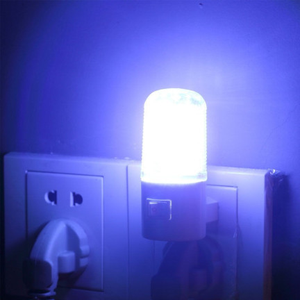 TV73 LED-Nachtlicht für Steckdose, weiß, Leuchtstofflampe für das Schlafzimmer