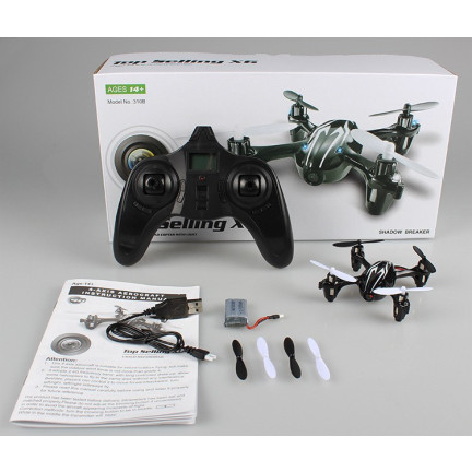 DD34 QUADROCOPTER MIT KAMERA SCHWARZ/WEISS Hubschrauber