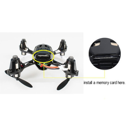 DD34 QUADROCOPTER MIT KAMERA SCHWARZ/WEISS Hubschrauber