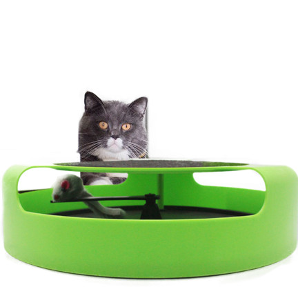 CAT0526 KATZENSPIELZEUG MAUS RAD KRATZER MAUS 25CM
