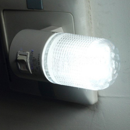 TV73 LED-Nachtlicht für Steckdose, weiß, Leuchtstofflampe für das Schlafzimmer