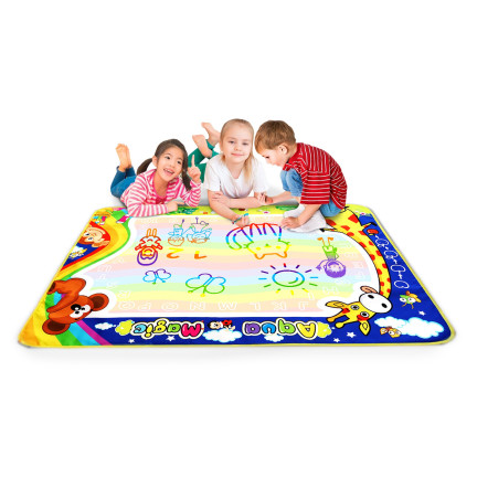 TG67278 Große Wassermalmatte zum Zeichnen und Malen mit Wasser – Mega-Set + Zubehör