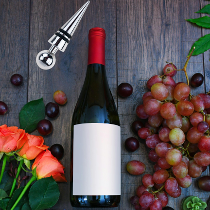 IM017 WEINFLASCHENVERSCHLUSS PREMIUM-FLASCHENVERSCHLUSS WIEDERVERWENDBAR STAHL GROSSEN WEIN