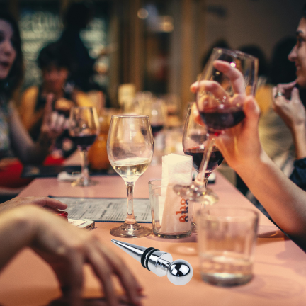 IM017 WEINFLASCHENVERSCHLUSS PREMIUM-FLASCHENVERSCHLUSS WIEDERVERWENDBAR STAHL GROSSEN WEIN