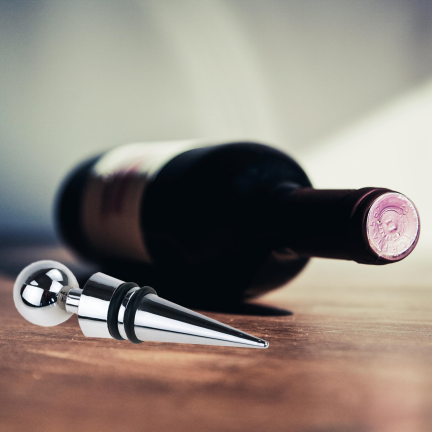 IM017 WEINFLASCHENVERSCHLUSS PREMIUM-FLASCHENVERSCHLUSS WIEDERVERWENDBAR STAHL GROSSEN WEIN