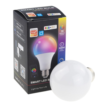 IM025 Smart-LED-Glühbirne E27 von Tuya, intelligent, RGB-steuerbar, 2700 K–6500 K