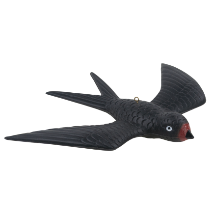 IM033 Schwalbe im Flug – dekorativer Vogelschreck für Balkon, Terrasse und Garten