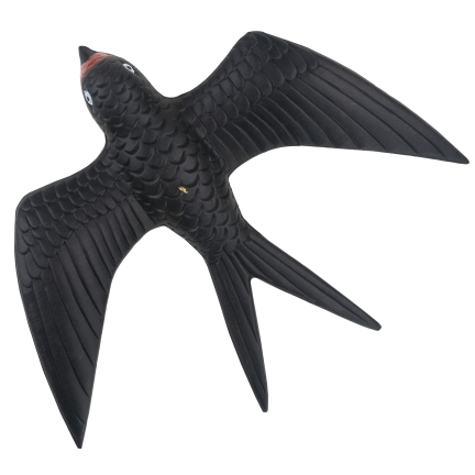 IM033 Schwalbe im Flug – dekorativer Vogelschreck für Balkon, Terrasse und Garten