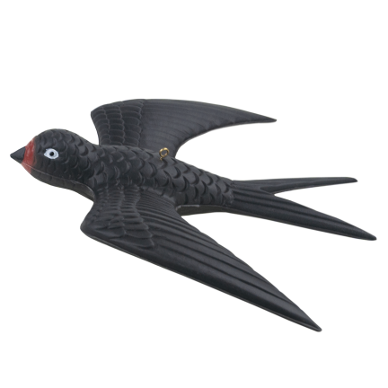 IM033 Schwalbe im Flug – dekorativer Vogelschreck für Balkon, Terrasse und Garten
