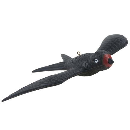 IM033 Schwalbe im Flug – dekorativer Vogelschreck für Balkon, Terrasse und Garten