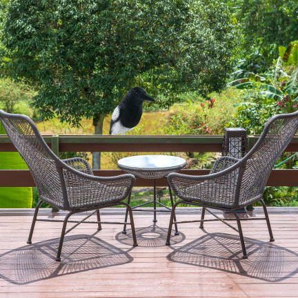 IM035 Elster – Vogelabwehr, Dekoration für Balkon, Terrasse und Garten 