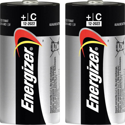 EN3 2x ENERGIZER Alkaline Power LR14 C R14 1,5V Batterie