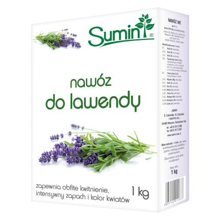 SUM13 Lavendel-Dünger, Sumin-Dünger 1 kg, üppige Blüte, reichhaltige Zusammensetzung, Lavendel-Düngung