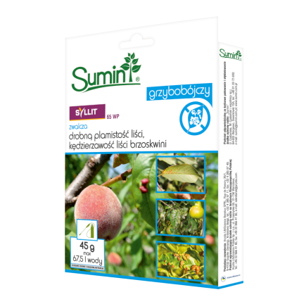 SUM21 Syllit 65 WP 45g, Sumin-Fungizid, Pfirsichkräuselung, Schorf, Blattflecken