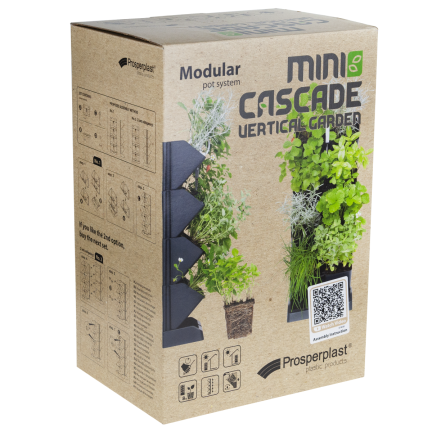 IO1W200-S433 VERTIKALER GARTEN MODULARER KRÄUTERGARTEN STEHENDE TÖPFE TÖPFE KASKADE BLUMENBEET