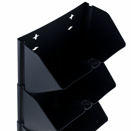 IO1W200-S433 VERTIKALER GARTEN MODULARER KRÄUTERGARTEN STEHENDE TÖPFE TÖPFE KASKADE BLUMENBEET