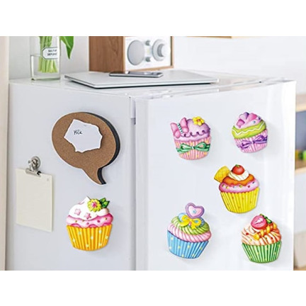 TG67288 Magnete – Kreatives DIY-Set zum Selbermachen: Cupcakes für den Kühlschrank