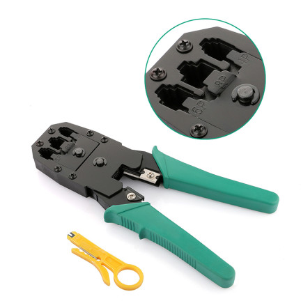 TV37 RJ-45 RJ45 RJ12 RJ11 RJ9 + CRIMPER