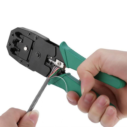 TV37 RJ-45 RJ45 RJ12 RJ11 RJ9 + CRIMPER