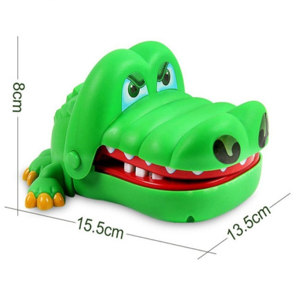 KC17 SPIEL KROKODIL GROSSER KAIMAN KRANKER ZAHN BEIM ZAHNARZT