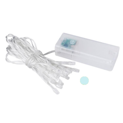 KK81ZB WEIHNACHTSBAUMBELEUCHTUNG 10LED FÜR WEIHNACHTSBAUM BATTERIEN AA KALTWEISS