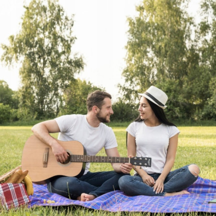 TG64612 PICNIC PICNIC MAT TURISTIC PLAIN PLAIN SPRAYING BLanket 145x80cm kariert