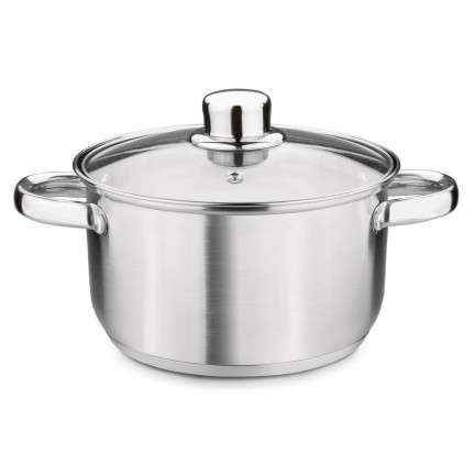 Edelstahl-Topfset, Töpfe mit Deckeln, Tadar, Bahama II, 8-teilig
