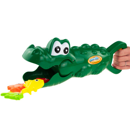 KSL745035 Wasserspielzeug für die Badewanne oder den Strand – Fischfänger in Form eines Krokodils