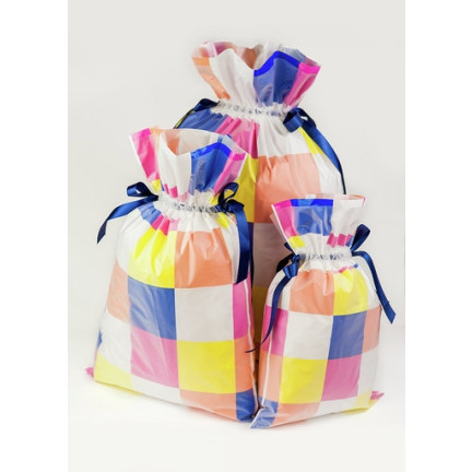 1338 TASCHE BUNTE QUADRATE FÜR PRZENTY TASCHE S 24X36