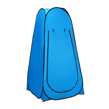 TG64417-1 STRANDZELT BLAU UMKLEIDEKABINE TOILETTE WC