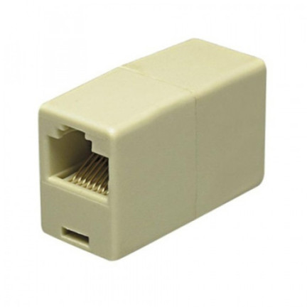 TV53 STECKER RJ45 STECKER ADAPTER 8P8C VERGOLDET