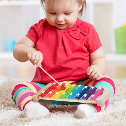 TG50019 Bunte Holz-Xylophone für Kinder – Lernspielzeug