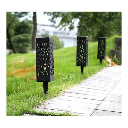 TG66760 SOLAR GARTEN DURCHBROCHENE LED-LATERNE GEHÄMMERT