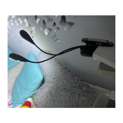 BB80 USB ZWEISEITIGE LAMPE MIT CLIPS ZUM LESEN DER ARBEIT