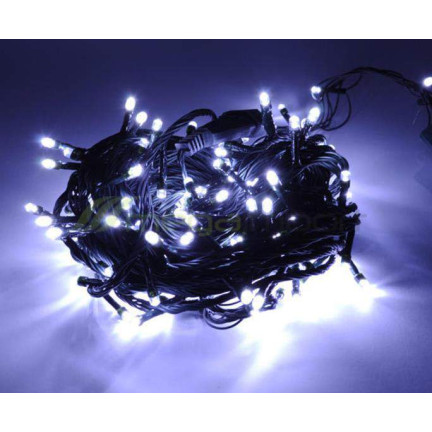 SW9 Weihnachtsbaumbeleuchtung 500 LED weiß kalt weiß THICK CABLE 