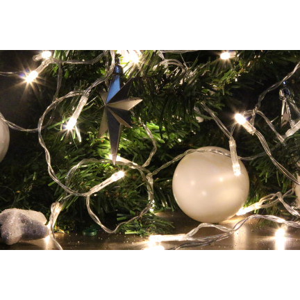 KK81CB WEIHNACHTSBAUMBELEUCHTUNG 10LED FÜR WEIHNACHTSBAUM BATTERIEN AA WARM WEISS