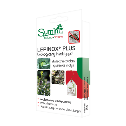 SUM32 LEPINOX PLUS 25G SCHÄDLINGSBEKÄMPFUNG FÜR BUCHSBAUMZÜNSLER-RAUPEN