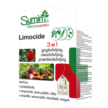 SUM33 Limocide 30 ml, 3-in-1-Mittel, Insektizid und Fungizid, gegen Spinnmilben und Schädlinge