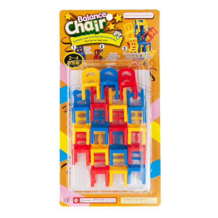 TG55501 Geschicklichkeitsspiel fallende Stühle, Hocker, Pyramide, Hocker-Kampf