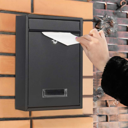 M44A BRIEFKASTEN EINFACH ROBUST VERZINKT 2 SCHLÜSSEL