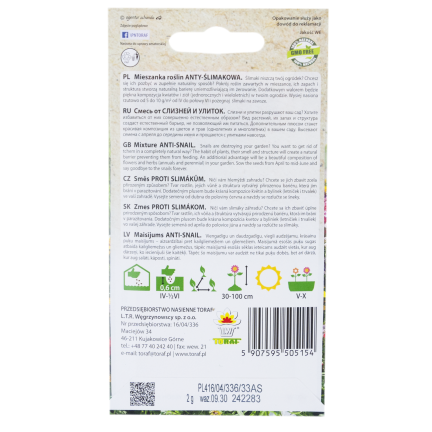M5154 ANTI-SCHNECKEN-SAATGUTMISCHUNG 2G NATÜRLICHE SCHNECKENBARRIERE