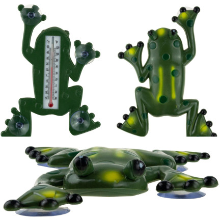 MAK5762 Frosch FACE-OFF THERMOMETER Saugnäpfe