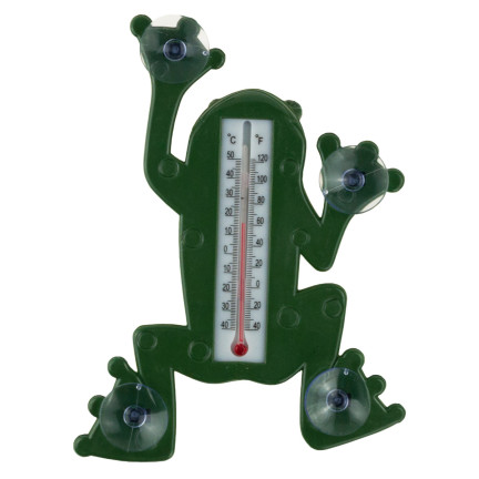 MAK5762 Frosch FACE-OFF THERMOMETER Saugnäpfe
