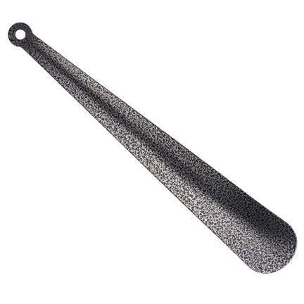 TG64640 LANGER SCHUHLÖFFEL 30CM MASSIV METALL SCHUHLÖFFEL FÜR STIEFEL MIT BÜGEL