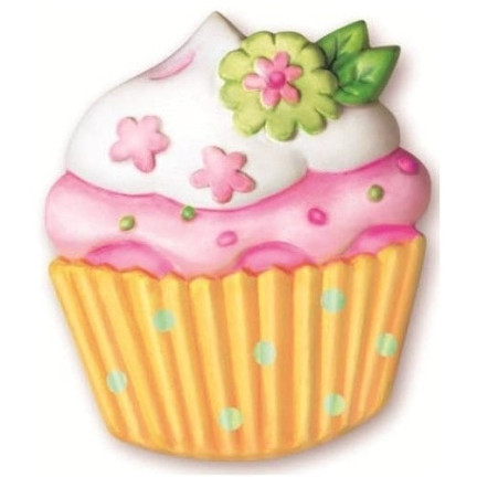TG67288 Magnete – Kreatives DIY-Set zum Selbermachen: Cupcakes für den Kühlschrank